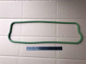 Прокладка клапанной крышки улучшенная бензомаслостойкая (ФТОР-СИЛИКОН) (зеленая) ЯМЗ-236 (MR)