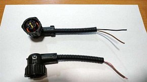 Разъем байонетный (байонет) 2-х контактный (Беларусь)