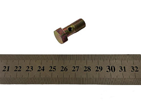 Болт-штуцер крепления дренажной трубки (М10Х1Х20) ЯМЗ-236,238,7511,656,658 (MR)