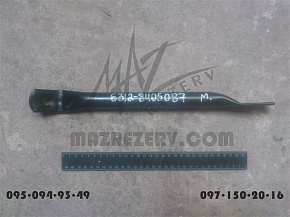 Растяжка левая (раскос опоры подножки нового образца) (МАЗ)