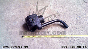 Патрубок водяного насоса чугунный нового образца (МАЗ)