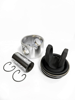 Поршень в сборе (палец поршневой, кольца поршневые, кольца стопор.) (2-х составной) ЯМЗ-650 (MR)