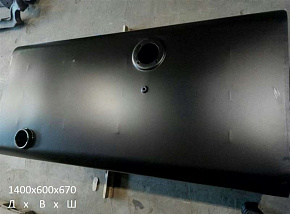 Бак топливный (500 л.) (нового образца под выносной фильтр ГОТ) (500х650х1630) (MR)