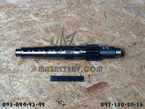 Вал промежуточный КПП ЯМЗ 236 (ст. обр.) Z=16 (MR)