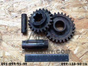 Р/к коробки отбора мощности 503 (вал+ось+2 шестерни) (Беларусь) 503-4202000/503-4202010/503А-4202010