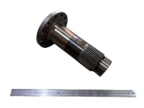 Цапфа заднего и среднего мостов с длинным шлицом старого образца (L шлица=80 мм) (MR)