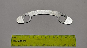 Пластина стопорная стакана подшипника (маленькая) (МАЗ)