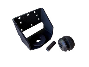 Кронштейн боковой опоры двигателя нов. обр. (задний правый) (кронштейн+амортизатор+втулка) (MR)