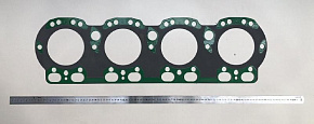 Прокладка головки блока нов.обр общ.гол. стальная (ЗЕЛЕНАЯ) (обрезиненная) (Балаково)
