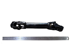 Вал нижний рулевой колонки (карданчик) АВТОБУС МАЗ (L=390 mm) (Шпонка-Шпонка)  (MR)