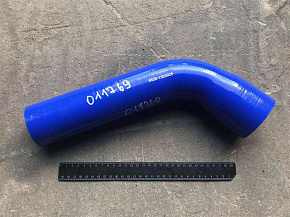 Патрубок радиатора нижний КАМАЗ (L-280 mm D-70 mm) СИЛИКОН