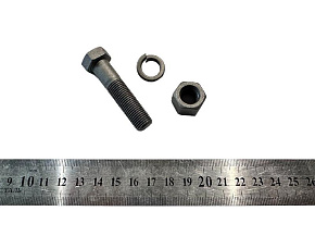 Болт карданный с гайкой М12х50 ПРОЧНОСТЬ 10,9 (ТЕФЛОН) (MR)