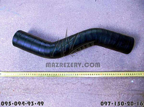 Патрубок радиатора нижний резина S-образный (L=475мм,d=70) (РЕЗИНА)
