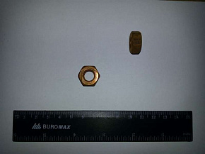 Гайка крепления выпускного коллектора (обмедненная) М10 (MR)