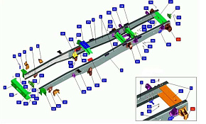 Кронштейн задний задней рессоры самосвал (МАЗ)