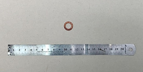 Шайба медная М10х16