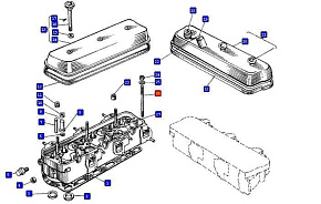 Шпилька крепления головки блока L-185 mm (MR)