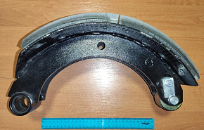 Колодка тормозная МАЗ-5440,6430 передняя левая (ширина накладки 180 мм) (ТРИБО)