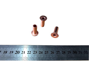 Заклепка тормозная трубчатая 8х24 (упаковка 100 шт.) (MR)