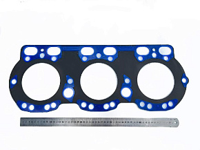 Прокладка гол. блока нов.обр общ.гол. стальная СИНИЙ СИЛИКОН ЯМЗ-236БЕ2,7601 (MR)