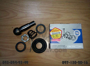 Р/к рулевого наконечника (полный) (палец+сухари+пружина+уплотнитель+гайка+шплинт) (ПЕКАР)