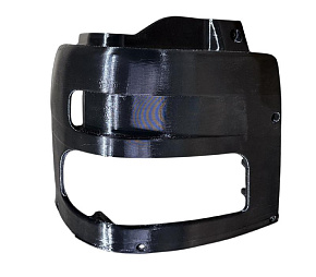 Панель бампера нового образца ЕВРО-3 (правая) (пластмасс) (MR)