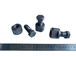 Болт ушка рессоры в сб. с гайкой ТЕФЛОН ПРОЧНОСТЬ 10,9 (MR)