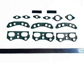 К-кт прокладок ГБЦ общ. гол. ЗЕЛЕНЫЙ МБС (резинки+уплотнители) 236НЕ,БЕ (Балаково)