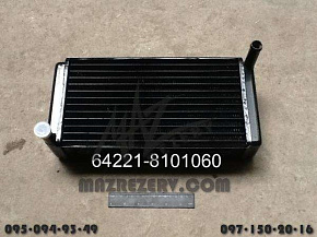 Радиатор отопителя 4-х рядный латунно-медный нового образца (ШААЗ)