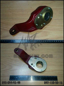 Рычаг регулировочный (мелкий,шл.кривой,РУЧНАЯ ПОДВОДКА) левый (МЗТА, Беларусь) РТ-40-37