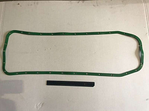 Прокладка поддона картера КАМАЗ (СИЛИКОН ЗЕЛЕНЫЙ С МЕТАЛЛ, ШАЙБАМИ)