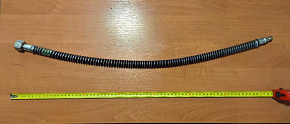 Шланг тормозной МАЗ L=700 mm (Г-Ш) гайка М27 !!!  в оплётке (Россия)