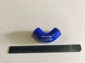 Патрубок расширительного бачка КАМАЗ (L-65/65 mm D-32 mm угол 90) СИЛИКОН