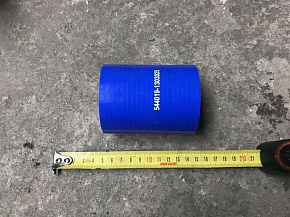 Патрубок радиатора нижний нового образца (60х90 d=60 mm) 4-х слойный (СИЛИКОН) С/К