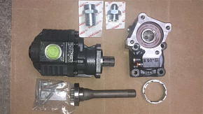 Коробка отбора мощности (с насосом и валом отбора мощности) на КПП ZF (MAZREZERV)