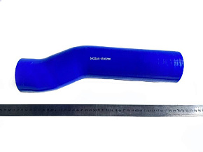 Патрубок радиатора нижний S-образный нов. обр. Евро-3 (70х365 d=70 mm) 4-х слойный (СИЛИКОН) С/К