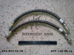 Шланг тормозной (Г-Г) (М-27) L-605 mm в оплётке (БААЗ)