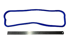 Прокладка клапанной крышки (СИНИЙ СИЛИКОН) ЯМЗ-236 (MR)