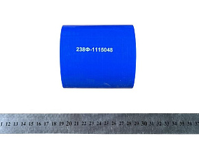 Патрубок турбокомпрессора (ОТ ТУРБИНЫ НА ИНТЕРКУЛЕР) 4-х слойный (L-90 D- 75*85) (СИЛИКОН)