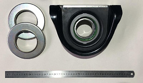 Промопора в сборе (хомут+пластина+подшипник) нового образца 65х23х230 на валы серии FS30 (TIRSAN)